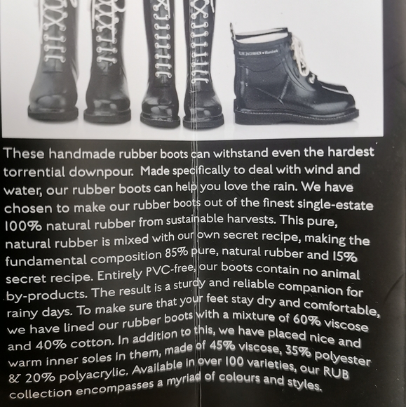 SIZE 38 (7.5) ILSE JACOBSEN, 3/4 Rubber Boots B53 - Picture 7 of 13